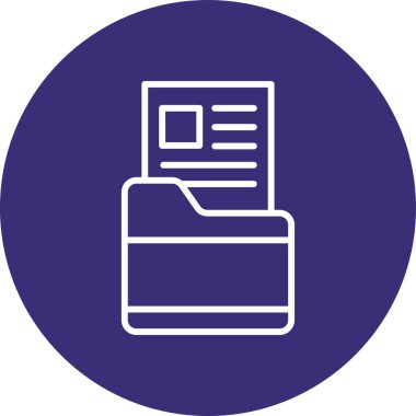 Modern simgenin vektör illüstrasyonu