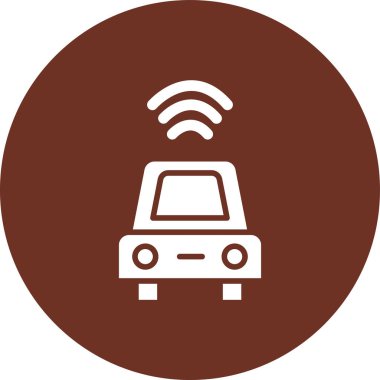 Araba ikonu. vektör illüstrasyonu