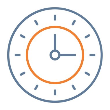 Alarm saat vektör satırı simgesi düzenlenebilir