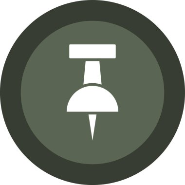 askeri vektör glyph çember deseni