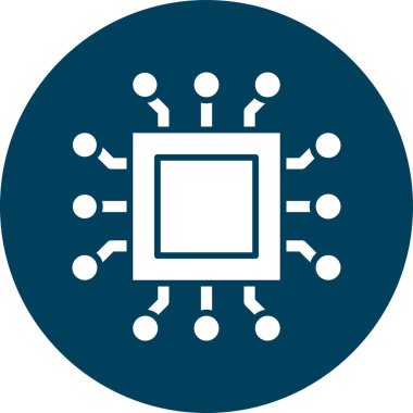 devre kartı simgesi, vektör illüstrasyonu