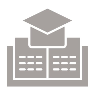 mezuniyet kapsülü vektör simgesi