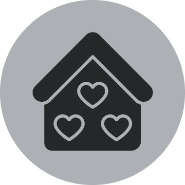 ev vektör simgesi modern illüstrasyon