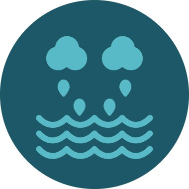 Balık simgesinin vektör illüstrasyonu