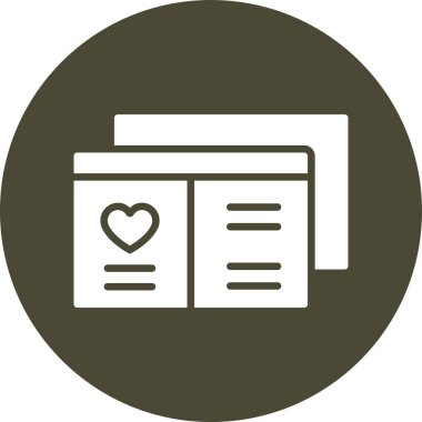 Modern simgenin vektör illüstrasyon simgesi