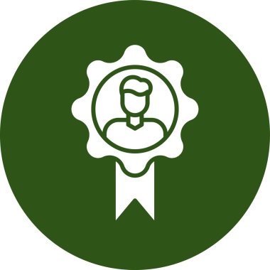 Rozet simge vektör çizim