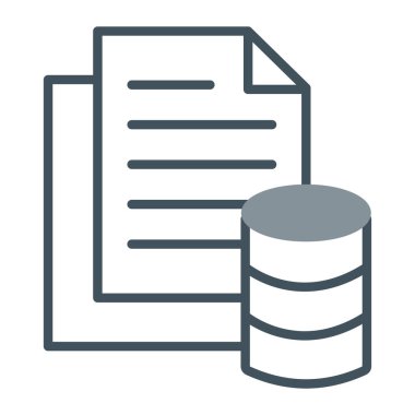 veri analiz vektörü ince çizgi simgesi