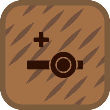 pil simgesi, vektör illüstrasyonu