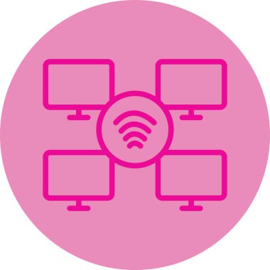 wifi vektör simgesi modern basit vektör çizimi