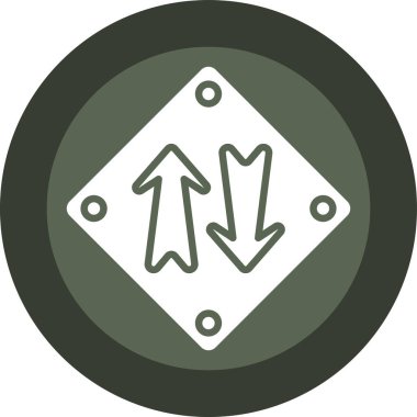 ok simgesinin vektör illüstrasyonu