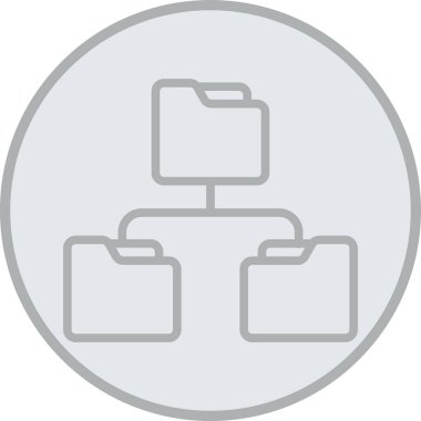 Dosya simgesinin vektör illüstrasyonu