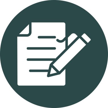 belge simgesi, vektör çizimi