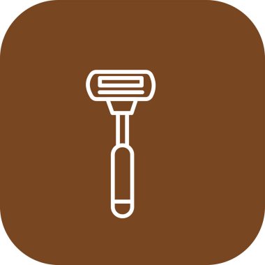 fırça ve tarak simgesi, basit biçim