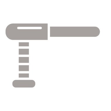 Çekiç vektör simgesi. Düzenlenebilir dış hat vuruşu. Beyaz arka planda doğrusal resim çizimi. Uygulamalar, logo, yazdırma medyası. İnce çizgi çizimi