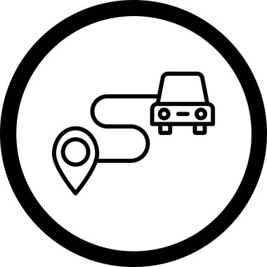 Harita işaretleyici vektör illüstrasyonuName