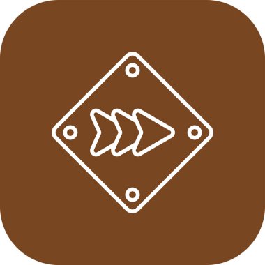 Benzersiz çikolata vektör çizgisi simgesi