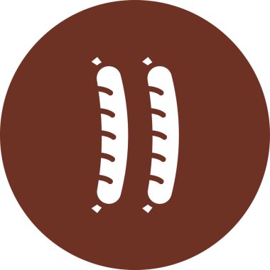 Kahverengi ve beyaz arkaplanın vektör çizimi