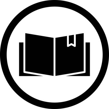 kitap simgesi beyaz arkaplanda izole edildi