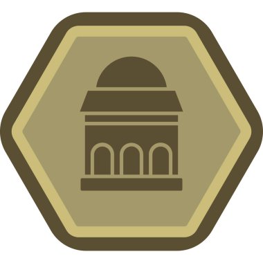 Bina. Web simgesi basit tasarım