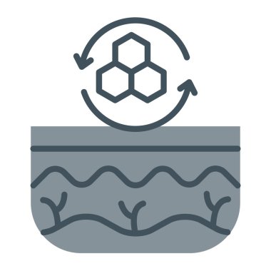 Doğa çizgisindeki orman bitkisi ikonu, ekoloji konsepti, beyaz arka planda ağaç bitkisi, ağaç ve ağaç ikonu olan doğa simgesi