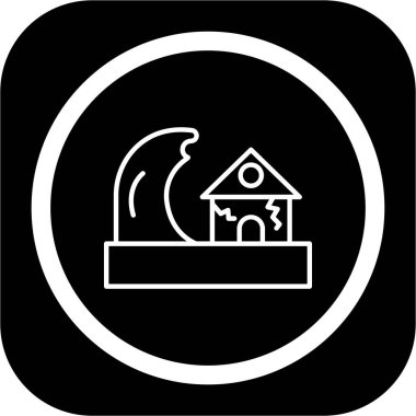 ev simgesi, vektör illüstrasyonu