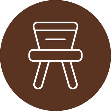 sandalye simgesi çizimi