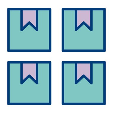 Havlu ikonu. vektör illüstrasyonu