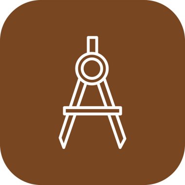 Eşsiz Pusula Vektör Satırı Simgesi