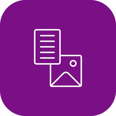 Vektör belgesi Simge illüstrasyonu