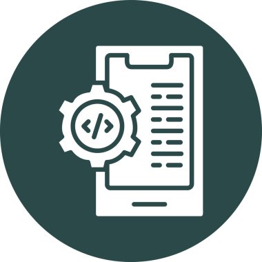 Web geliştirme simgesi vektör illüstrasyonu