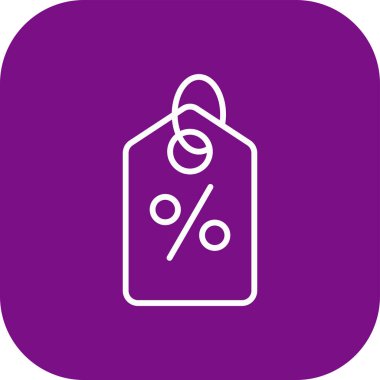 etiket simgesi, vektör çizimi