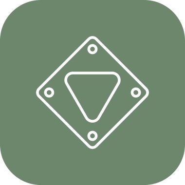 Elmas simgesinin vektör illüstrasyonu