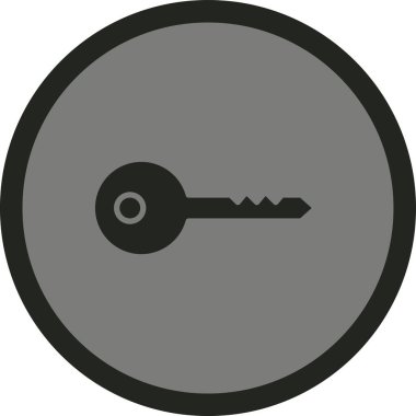 Anahtar simgesi vektör illüstrasyonu