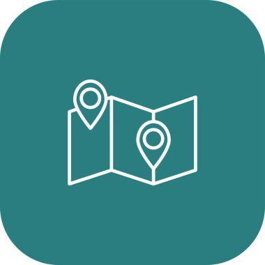 konum simgesi vektör illüstrasyonu