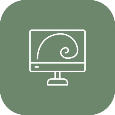 bilgisayar simgesi, vektör illüstrasyonu