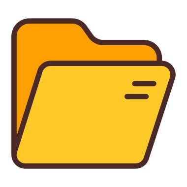 belge dizin simgesi. Web için belge vektör simgelerinin özet çizimi