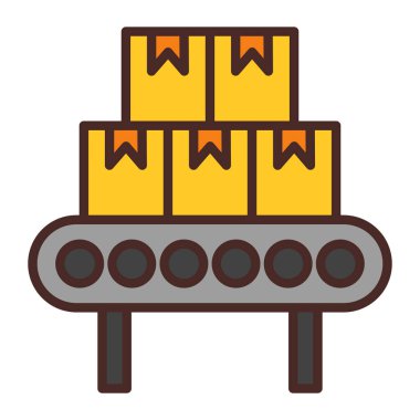 Bir varilin karikatür simgesinin vektör çizimi