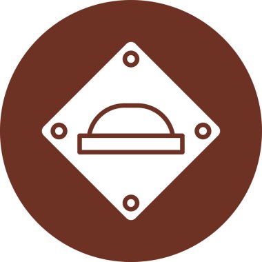 Modern b 'nin vektör illüstrasyonu eksik simgesi