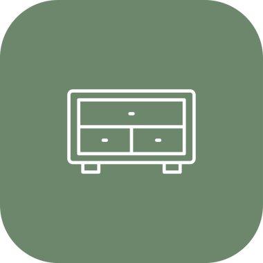 Çekmece web simgesi, vektör çizim