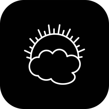 vektör Bulut simgesi illüstrasyonu