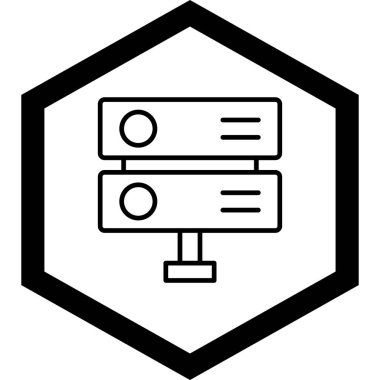 data analizi vektör simgesi modern basit tasarım