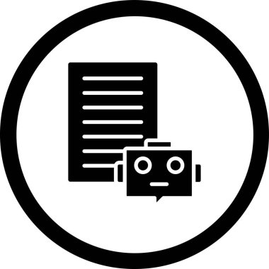 Modern simgenin vektör illüstrasyonu