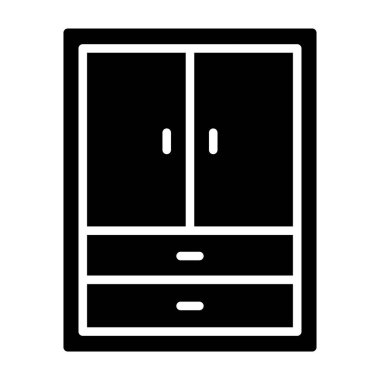 Kostüm web simgesi, vektör illüstrasyonu