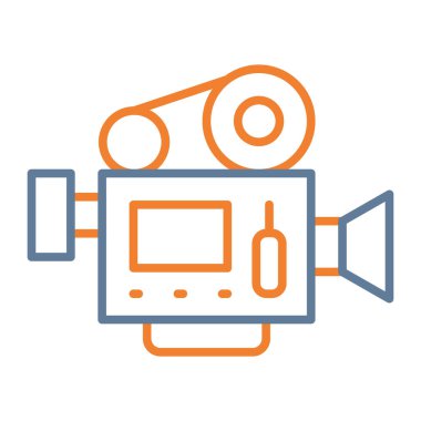 video kamera vektör illüstrasyonu