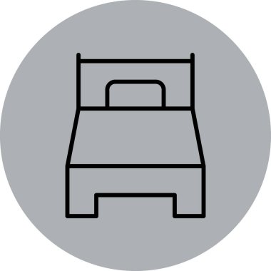 Mobilya simgesinin vektör illüstrasyonu