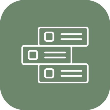 Web ve geliştirme çizgisi vektör simgesi.