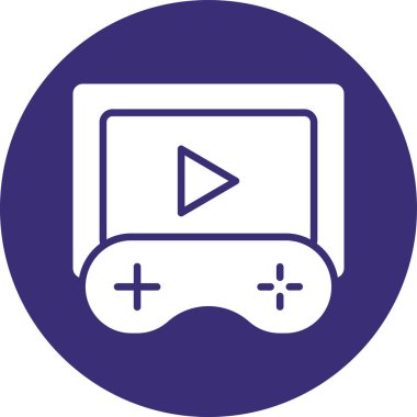 oyun denetleyici simgesi vektör çizimi