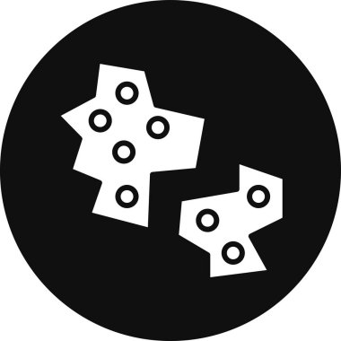 Modern b 'nin vektör illüstrasyonu eksik simgesi