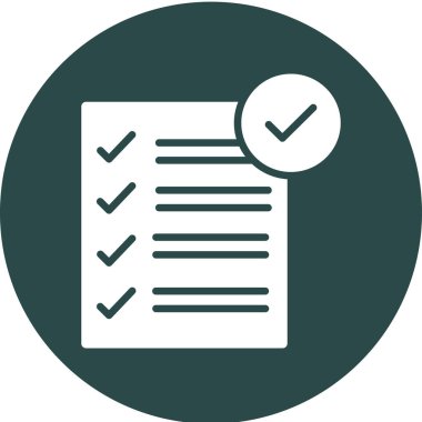 belge simgesi vektör illüstrasyonu