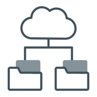 veri bulut sunucu simgesi, özet biçimi